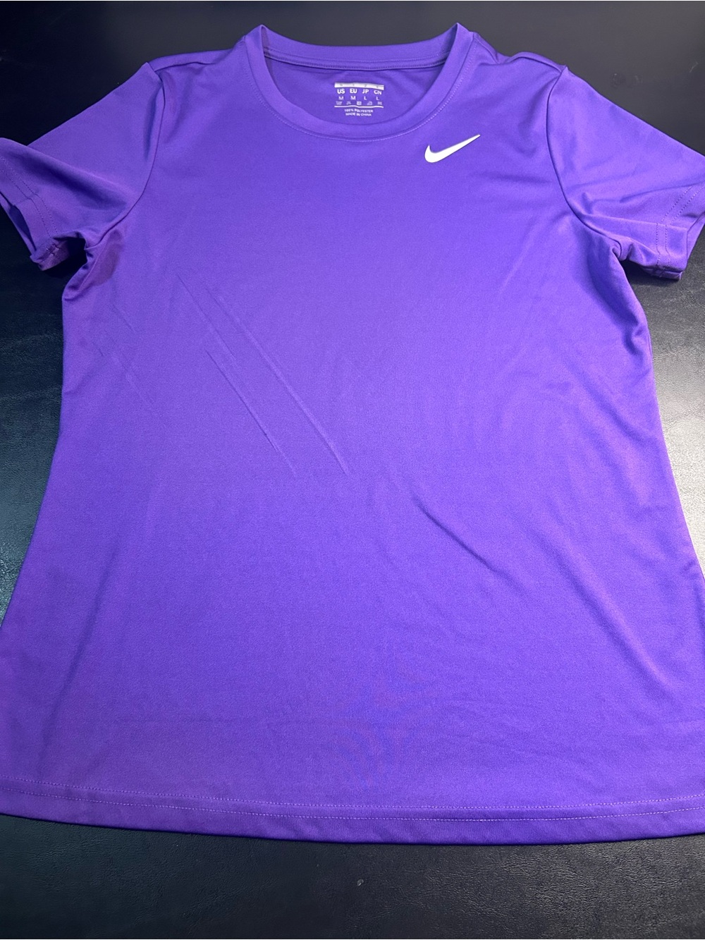 Nike Women’s M Purple Dri-FIT Athletic T-Shirt Tee